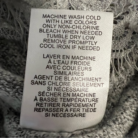 Grey Kismet sweater with lace detail XS. - Picture 5 of 6